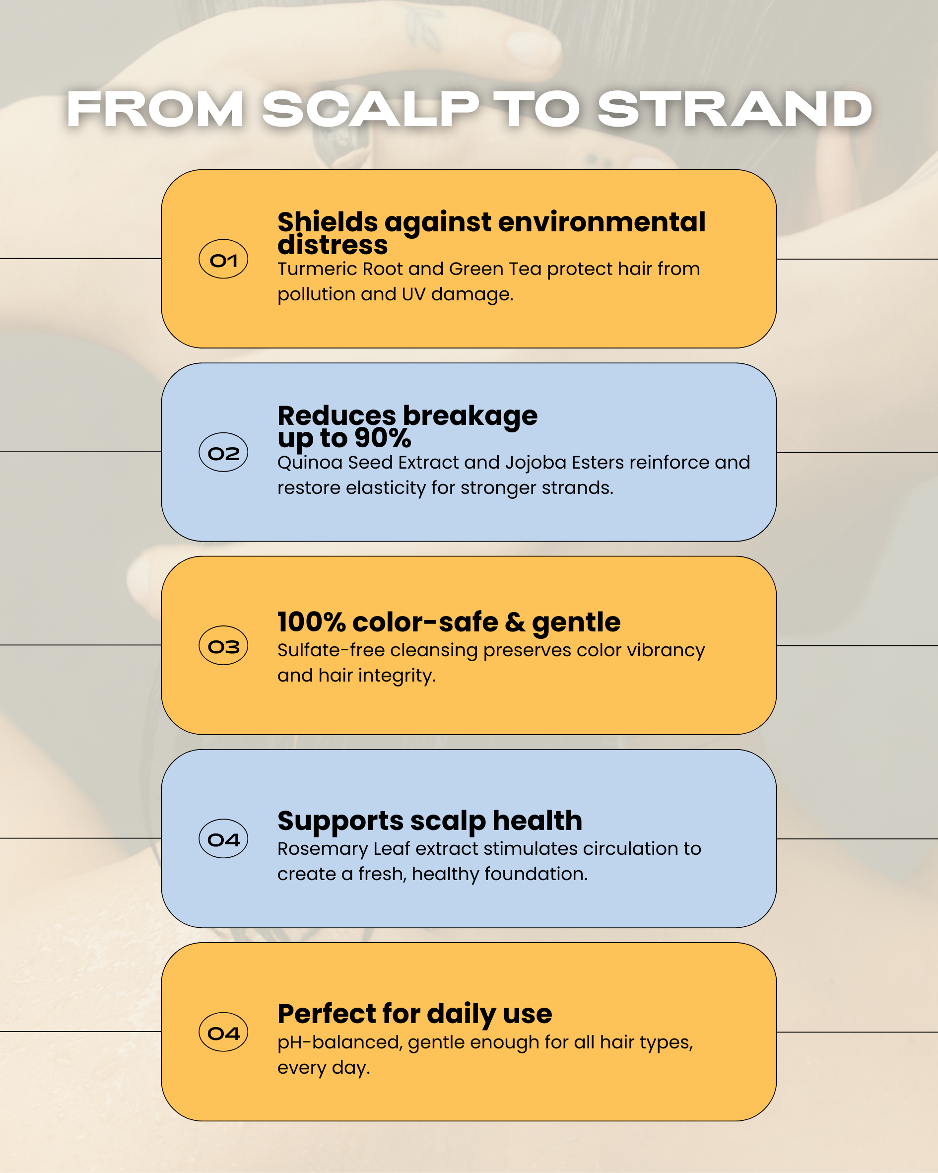 EVERYDAY SHAMPOO| Step 1 - Cleanse